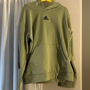 Adidas Boys Olive Green Hoodie and Pant set